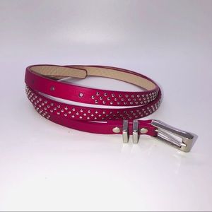 Fuchsia belt set